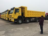 12 caminhão basculante de Howo 8x4 das rodas, padrão de emissão do Euro 2 do caminhão basculante da construção