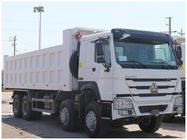 Caminhão de caminhão basculante 8x4 do Euro 2, movimentação comercial da mão esquerda da tecnologia dos caminhões basculantes ZF8118