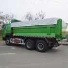 Euro inteligente verde do caminhão basculante da mineração do resíduo 2 6X4 com direção ZF8118
