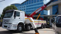 Caminhões de Wrecker pesados da transmissão manual, alta velocidade comercial do caminhão de reboque