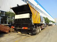 Caminhão da manutenção de estrada de Howo 10 Wheelr 7-10 Cbm, caminhão de entrega líquido do asfalto
