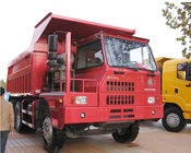 Um caminhão de caminhão basculante de Sinotruk da cabine do dorminhoco, capacidade do caminhão basculante 33cbm da pedreira de Howo