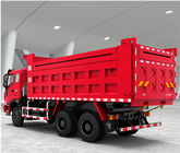 O caminhão basculante de mineração do Euro II vermelho de SINOTRUK com Φ420mm escolhe a embreagem seca da placa