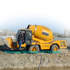 Máquinas hidráulicas completas do trabalho de estrada, misturador concreto 3.5m3 da construção da carga do auto