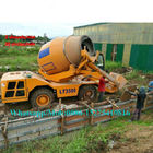 Caminhões móveis concretos duráveis do misturador de cimento do equipamento de construção 4X4X2