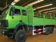 Veículo pesado de 30 toneladas verde da parede lateral do caminhão da carga 6x4 380hp com motor de Weichai