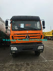 Caminhão pesado da carga da laranja 2642 420hp 6x6 com o pneu RÁPIDO da caixa de engrenagens 12.00R24
