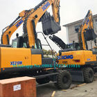 Máquina escavadora de 15 toneladas forte XCMG XE150WB da maquinaria movente de terra pesada do Gradeability