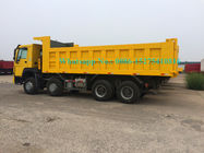 ZZ3317N3067W HOWO descarregador da descarga da mineração do veículo com rodas de 371/420 de cavalo-força 8x4 12/caminhão de caminhão basculante resistentes para transportar o minério de pedra da areia