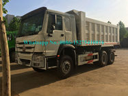 Tecnologias branca de Volvo do descarregador da descarga da mineração do veículo com rodas da cor HOWO 371/336/290/266HP 6x4 10/caminhão de caminhão basculante para Laos Myanmar