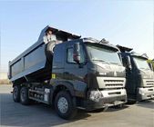 Capacidade resistente do corpo 18m3 da carga da forma do caminhão basculante 6x4 U do Euro II de SINOTRUK