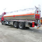 Caminhões de entrega do óleo caminhão/28000L do petroleiro de CA5310GYYP63K2L6T4E4 8x4 com material do aço carbono de 4 - de 6mm