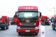 O descarregador vermelho 6*2/caminhão resistente FAW JIEFANG do caminhão basculante de J5P endireita a movimentação