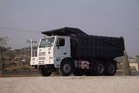 Caminhão basculante da mineração de ZZ5707S3840AJ 6x4 70T com cabine de HW7D 3800 + base de roda de 1500mm