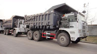 Caminhão basculante da mineração de ZZ5707S3840AJ 6x4 70T com cabine de HW7D 3800 + base de roda de 1500mm