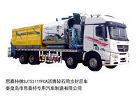 Capacidade do funil do equipamento 12m3 da manutenção de estrada do tanque do asfalto de BEIBEN 8.5m3/caminhão síncrono do aferidor da microplaqueta