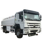 20000 litros cor do branco de Sinotruk Howo do caminhão de depósito de gasolina do transportador do óleo diesel de 6000 galões