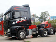 Caminhão preto do reboque de trator noun da cor com os pneus 295/80R22.5 e velocidade 115km/h máxima