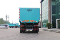 O caminhão basculante azul do veículo com rodas de ZZ3257N4347A 10 com HW76 escolhe a cabine do dorminhoco