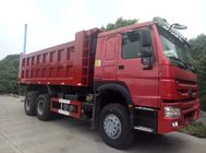 Padrão de emissão resistente vermelho do Euro 2 do caminhão basculante com direção ZF8118