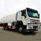 O branco 10 roda 6000 a transmissão manual do Euro 2 do caminhão de petroleiro do óleo do galão 6x4