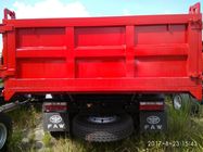 Quadro de grande resistência do dever da luz da cor vermelha do caminhão basculante do caminhão basculante de FAW 4x2