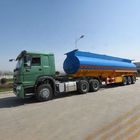 42000 do óleo litros de reboques resistentes do depósito de gasolina semi com aço carbono Matrrial e eixo de FUWA
