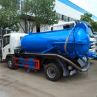 caminhão da sução da água de esgoto do ³ de 266HP 6m para o tipo de transmissão manual sujo do Euro 2 da água
