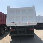 30 toneladas de tipo branco do combustível WD615.69 diesel do Euro 2 do caminhão basculante de 371hp 6×4