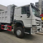 18 pneumático cúbico do caminhão de descarregador 371HP de Sinotruk dos medidores 6X4 10 21-30 toneladas de tipo de transmissão manual