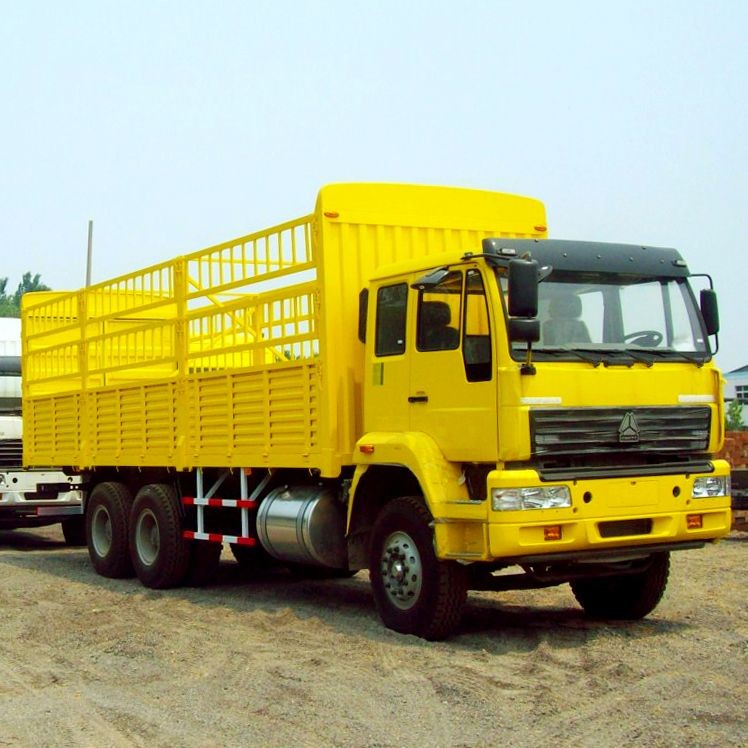 Movimentação 6x4 pesada de 20 toneladas amarela do Euro 2 do caminhão da carga com perfil ZZ1257N4641A de U