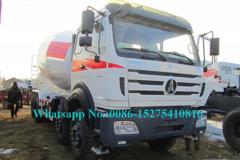 Caminhão norte do misturador concreto do Benz NG80B 2638P 8x4 40Ton 380hp 16 18 cbm para a planta de tratamento por lotes concreta