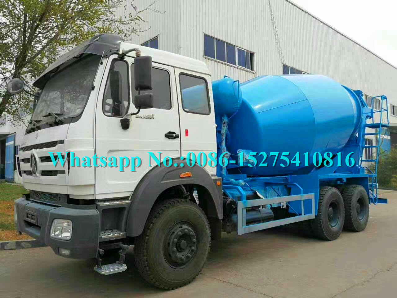 2638 caminhão concreto brandnew do misturador do trânsito do Benz 6x6 8cbm de 380hp Beiben Mercedes para o Dr. CONGO