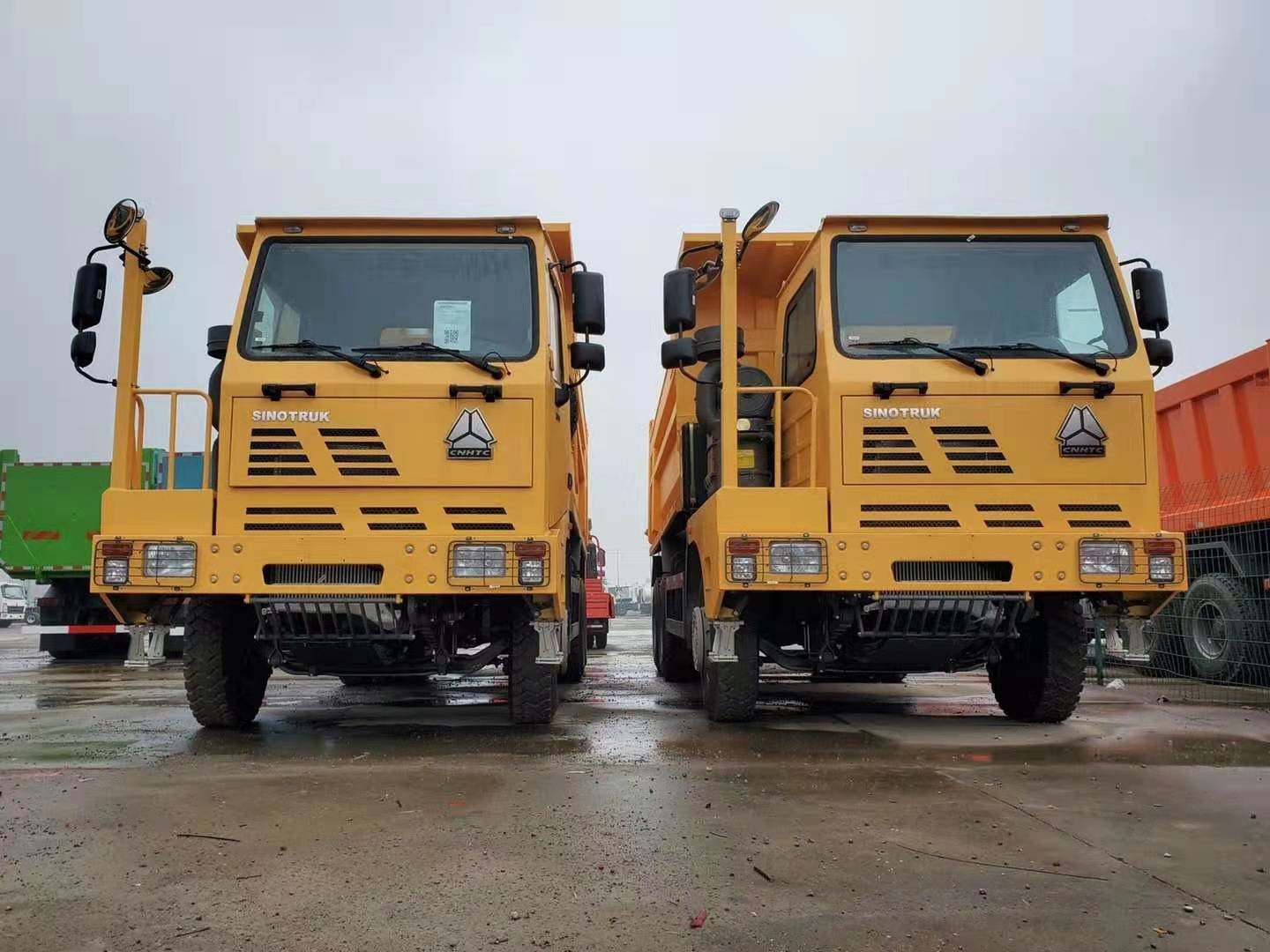 ZZ5707S3840AJ 70 toneladas de caminhões de mineração pesados com cabine de HW7D