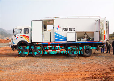 Mineração pesada que esmaga o caminhão da emulsão do ANFO do equipamento com o chassi de HOWO 8x4