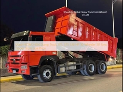 Caminhão Basculante HOWO 6X4 Usado 371, 375 336 HP 10 Rodas 30 Toneladas Preço Baixo
