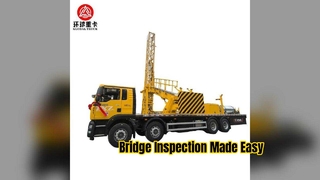 Veículo de inspeção de ponte HOWO sob acesso à ponte