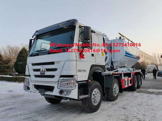 Segurança totalmente inteligente Confiabilidade do piso dos caminhões a granel 15/20/25Ton Amônio pesado explosivos de óleo Emulsão ANFO Caminhão MMU MEMU Para a Mongólia DR CONGO PERU Gana Explosão de minas
