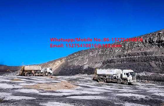 Alto custo eficiente China Segurança confiabilidade Trens de carga a granel 15/20/25Ton Amônio pesado explosivos de óleo Emulsão ANFO Truck MMU MEMU Para a Mongólia DR CONGO PERU Gana Mineração Blasting BCLH/BCRH/BCZH