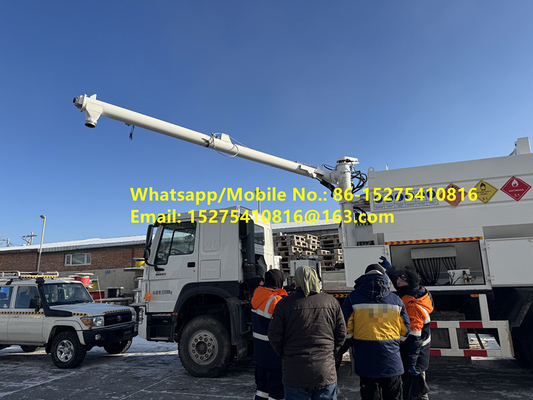 Éрдэнэт Тавантолгой HOWO 15/20/25T BCLH-15 Explosivo granular de amónio misto ANFO Emulsão de caminhão explosivo móvel Unidade de fabricação de mineração de minério de ferro da Mongólia MEMU MMU BCLH/BCZH/BCRH