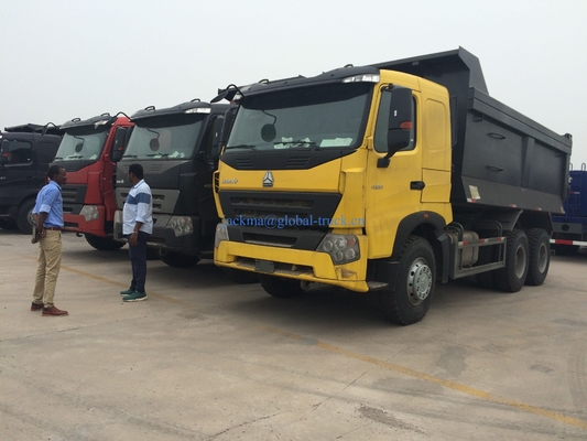 Sinotruk HOWO Nx Tx Utilizado Novo Fabricante Weichai 10 Rodas 6X4 camião de descarga