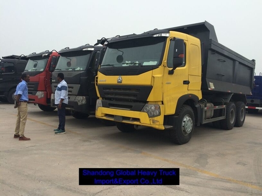 Caminhão de carga diesel de carga pesada 6x4 40T Capacidade de carga Sistema de travagem ABS