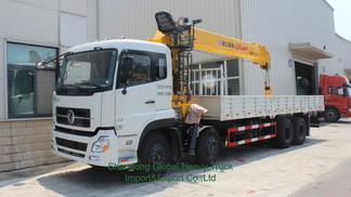 China Brand Factory Heavy Duty Boom Truck Montado em Guindaste Móvel