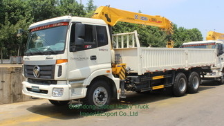 China Brand Factory Heavy Duty Boom Truck Montado em Guindaste Móvel