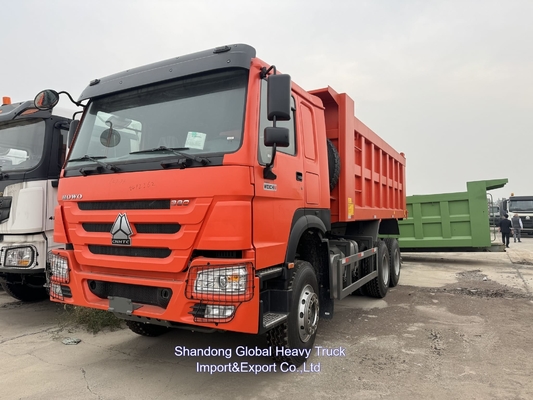 Caminhão chinês Sinotruck Howo 371 Usado Tipper 6x4 30 Ton Canter Usado Dump Truck