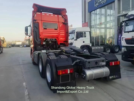 10 rodas 6X4 40t Sinotruk HOWO Container Cargo Trailers Tractor Head Trucks