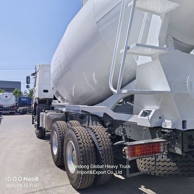 HOWO Mixer Truck com motor de 371HP 6X4 Drive Mode e capacidade de 8-9cbm para mistura eficiente de concreto