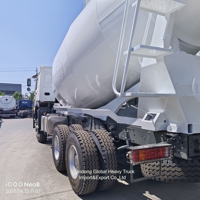 Mixer de mistura 10 rodas HOWO 6X4 8cbm 9cbm 371HP caminhão de mistura de concreto