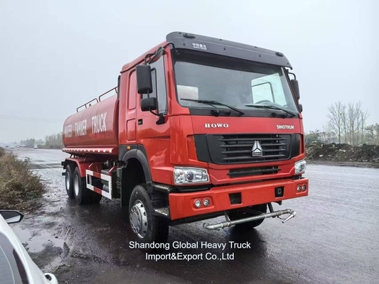 HOWO Tanque de água 6X4 20000 litros Bowser Spray de água Tanque de água