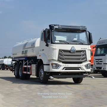 Sinotruk HOWO 6X4 Camião cisterna de água 18000L 20000L 20tons Sprinkler de pulverização de água Camião cisterna
